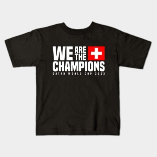 Qatar World Cup Champions 2022 - Switzerland Kids T-Shirt